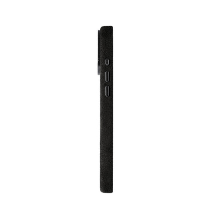 Allgèr Alcantara phone case iPhone 17 Pro Max black — the other side
